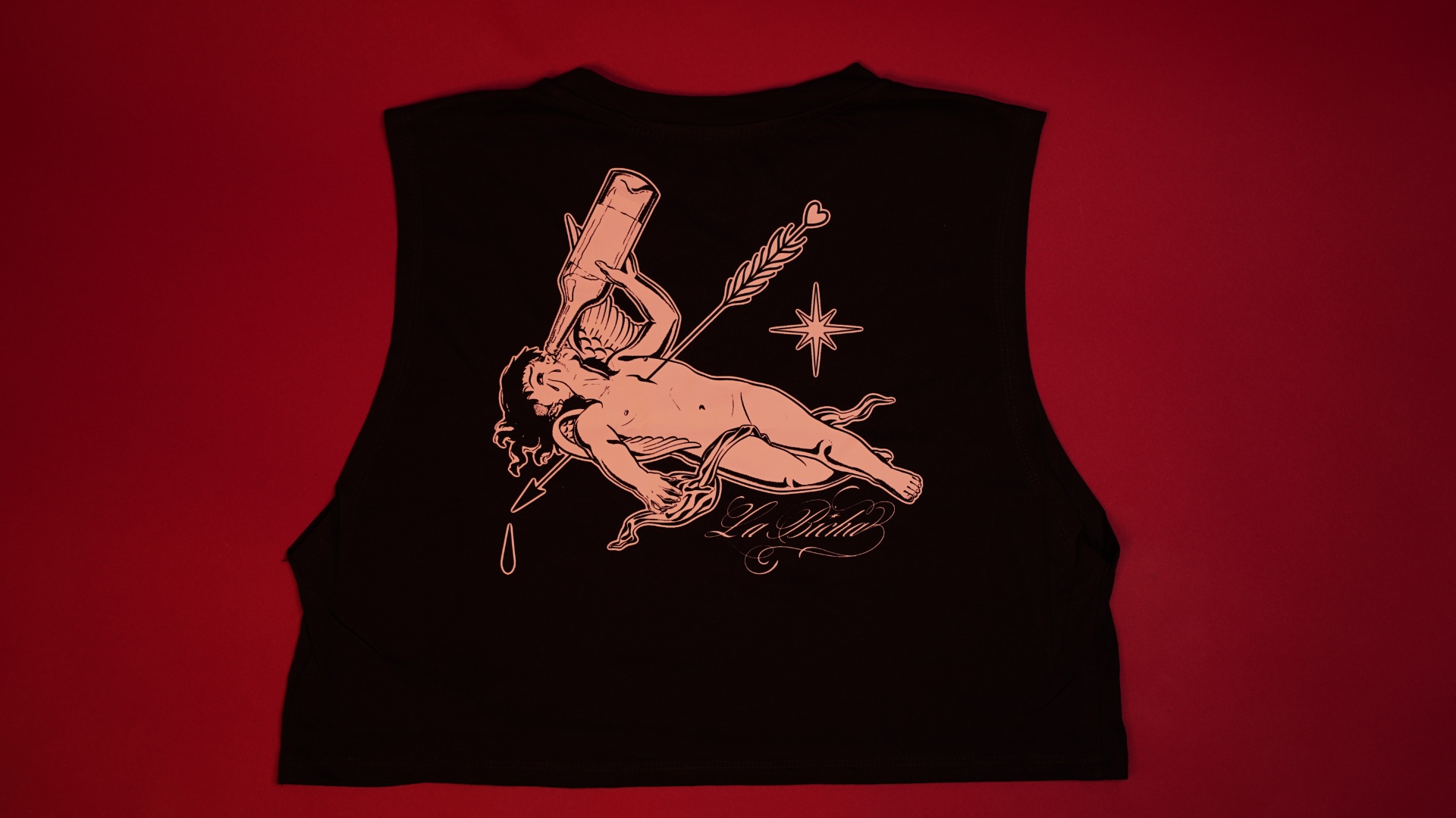 Crop Top 'Mal de Amore' - Tirantes